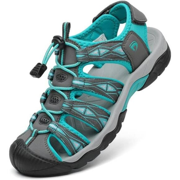 Dannto Womens Hiking Sandals Closed Toe Outdoor Water Shoes Lightweight Summer